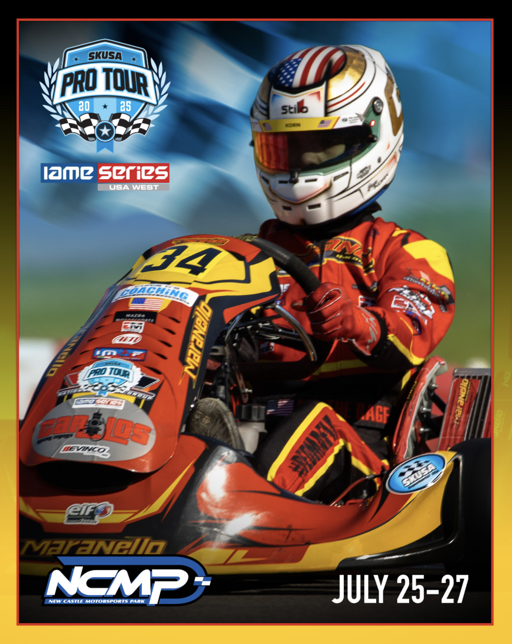 SKUSA Pro Tour Summer Nationals - Rounds 5 & 6: IAME Series USA West Heads to New Castle Motorsports Park